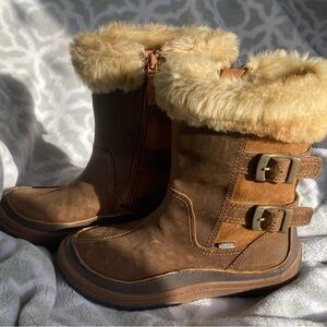 Merrell Decora Chant Brown Sugar Women’s Size 6 Leather Fur-Lined Winter Boots